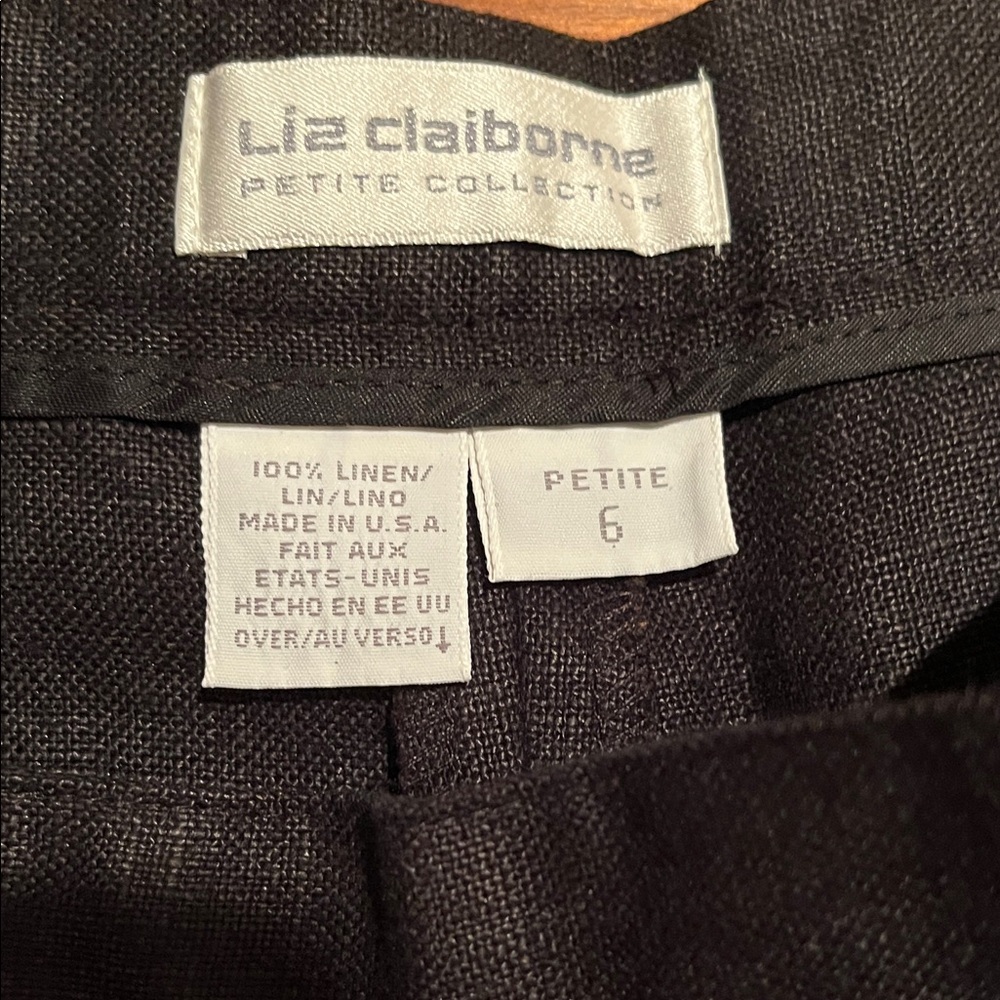 Liz Claiborne 100% Linen Pants - Picture 3 of 15